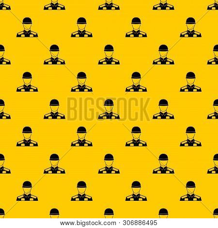 Soldier Pattern Seamless Vector Repeat Geometric Yellow For Any Design