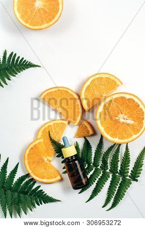 Citrus Fruit Essential Oil, Vitamin C Serum, Beauty Care Aroma Therapy. Organic Spa Cosmetic With He