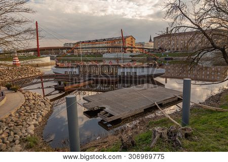Jelgava Zemgale Latvija Latvia City River Landscape