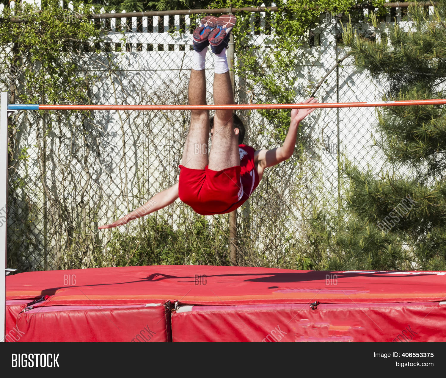 Track Field High Jump Image & Photo (Free Trial) Bigstock