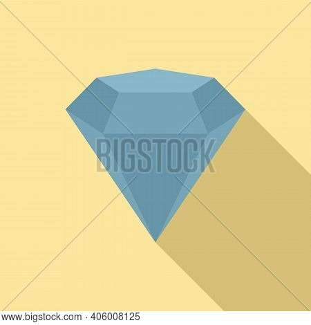 Diamond Skills Icon. Flat Illustration Of Diamond Skills Vector Icon For Web Design