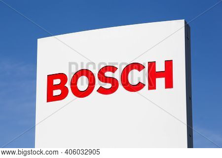 Saint Genis Laval, France - May 21, 2020: Bosch Is A German Multinational Engineering And Electronic