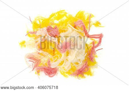 Turkish Sweetness Of Sugar Halvah Pishmanie Color. Studio Photo