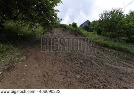 Storm Damage Caused By Mudslides