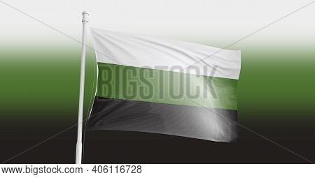 Neutrois Pride Flag. Coming Out. Celebrated. Festival And Parade. Modern Minimal Design. Lgbt Symbol
