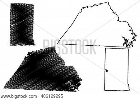 Catawba And Alamance County, North Carolina State (u.s. County, United States Of America, Usa, U.s.,