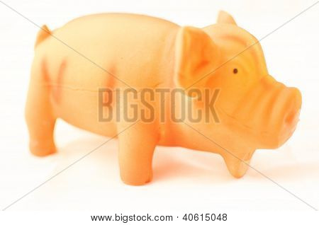 Gummi-Schwein-Spielzeug
