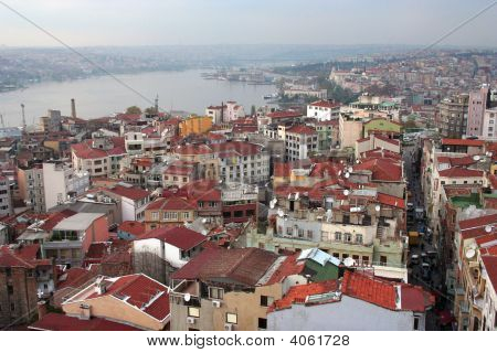 Istanbul tag landskab og Bosphorous