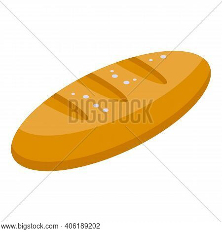 Bread Baton Icon. Isometric Of Bread Baton Vector Icon For Web Design Isolated On White Background