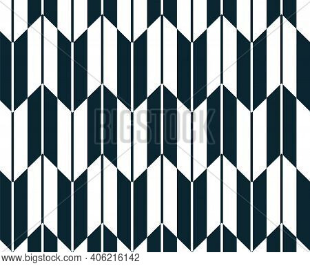 Asian Yabane Or Yagasure Seamless Pattern With Arrow Feathers.