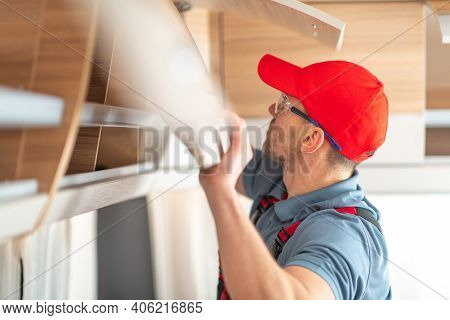 Rv Industry Quality Control Supervisor Job. Production Line Technician Making Sure Everything Was As