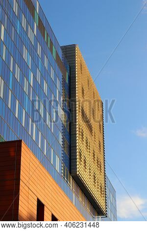 London, Uk - July 8, 2016: Modern Architecture Of Royal London Hospital In The Uk. Rlh Is Part Of Ba