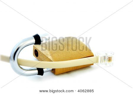 Phone Data Cable And Lock