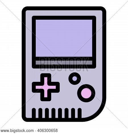 Gameboy Joystick Icon. Outline Gameboy Joystick Vector Icon For Web Design Isolated On White Backgro