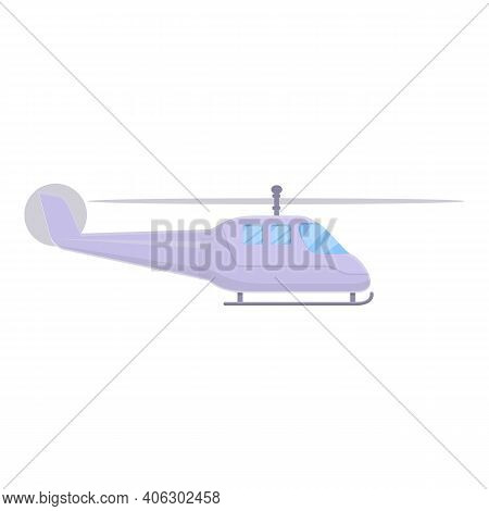 Engine Rescue Helicopter Icon. Cartoon Of Engine Rescue Helicopter Vector Icon For Web Design Isolat