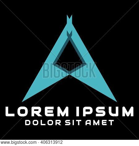 Creative, Simple And Elegant Initial Letter A Logo Template In Flat Design Monogram Illustration