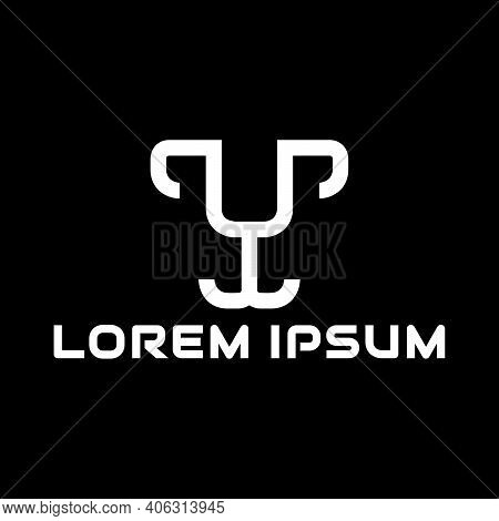 Creative, Simple And Elegant Initial Letter Y Or Yjp Logo Template In Flat Design Monogram Illustrat