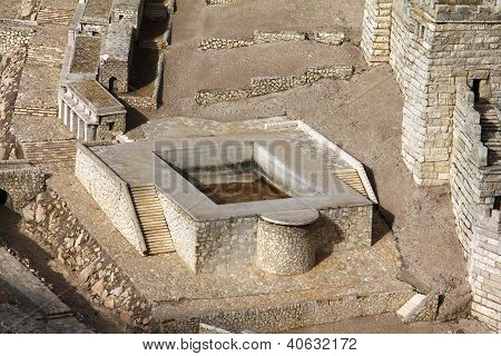 Silwan or Siloam Pool in Ancient Jerusalem