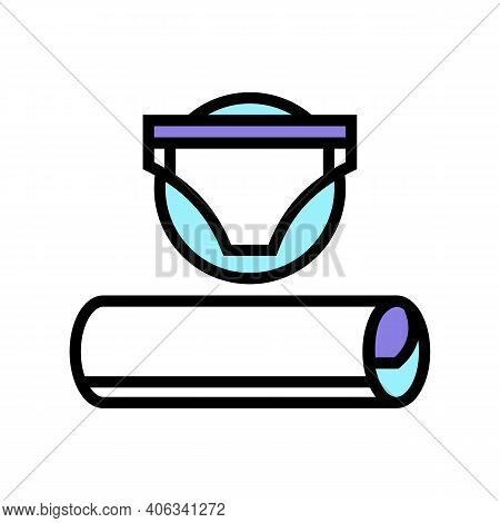 Underpants Fabric Color Icon Vector. Underpants Fabric Sign. Isolated Symbol Illustration
