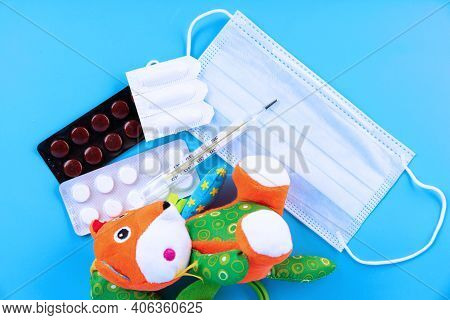 Suppository For Anal Or Vaginal Use And Thermometer. Suppositories For The Treatment Of High Fever I