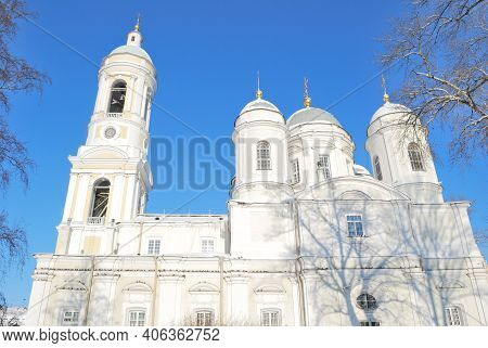 Russia, Saint-petersburg. Vladimirsky Cathedral On A Sunny Winter Day