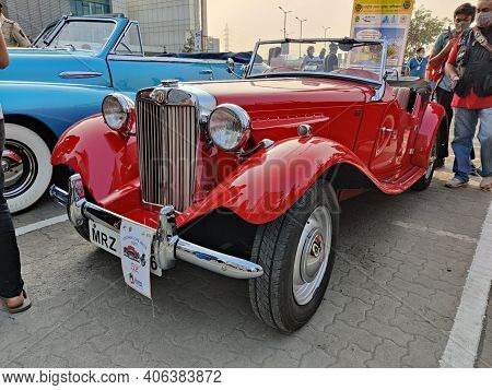 31st Jan 2021, Bandra, Mumbai, Vintage Car Exhibition, Mumbai Art Festival 2021.