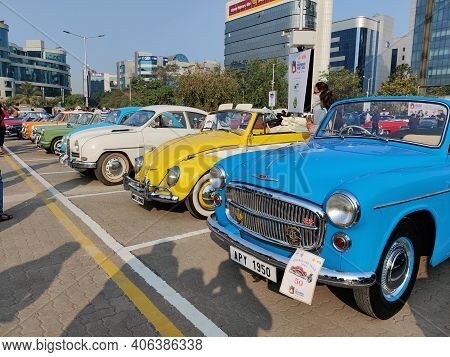 31st Jan 2021, Bandra, Mumbai, Vintage Car Exhibition, Mumbai Art Festival 2021.