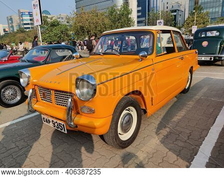 31st Jan 2021, Bandra, Mumbai, Vintage Car Exhibition, Mumbai Art Festival 2021.