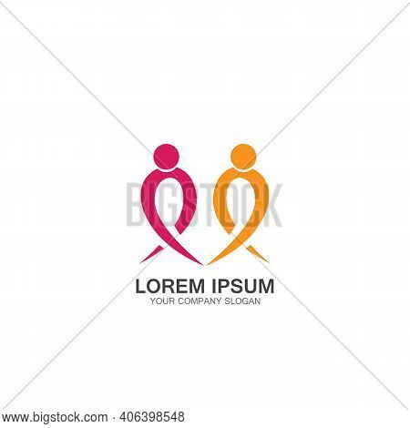 Community, Network And Social Logo Design Template Vector