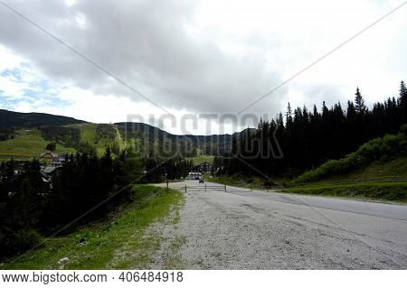 Alpine Landscape In The Mountains Of Austria, Planneralm