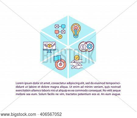 Co Creation Laboratory Concept Icon With Text. Meeting Of Idea Creators Ppt Page Vector Template. Id