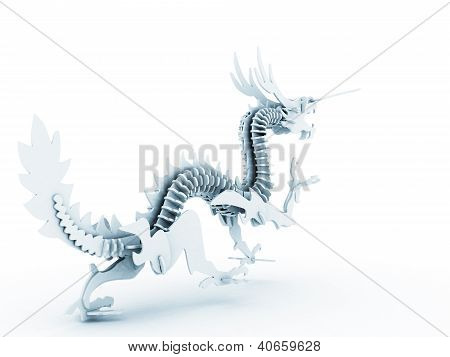 Chinese Dragon Isolated