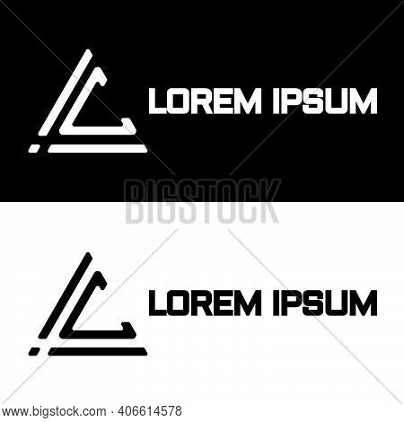 Creative, Simple And Elegant Initial Letter Lc Logo Template In Flat Design Monogram Illustration