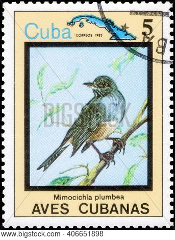 Saint Petersburg, Russia - December 05, 2020: Postage Stamp Issued In The Cuba With The Image Of The