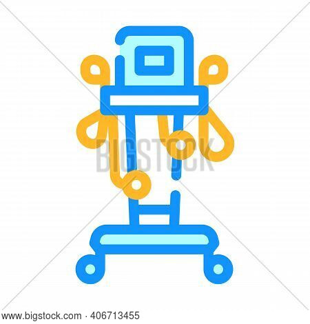 Physiotherapy Complex Color Icon Vector Illustration Flat