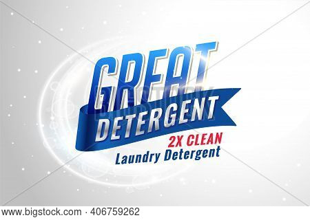 Laundry Detergent Packaging Concept For Clean Fabrics