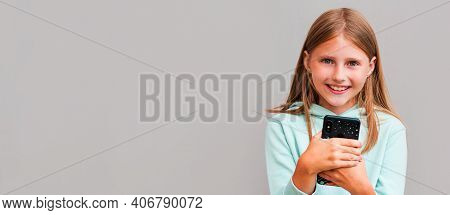 Crazy Cool Stylish Trendy Nice Cute Cheerful Adorable Lovely Attractive Blone Girl Isolated Over Gra