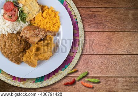 Caruru Dish Of Typical Brazilian Food From Bahia.