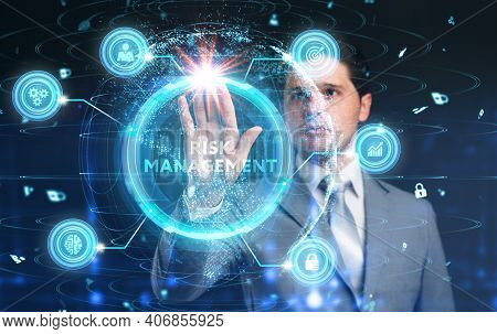 Risk Management And Assessment For Business Investment Concept. Business, Technology, Internet And N