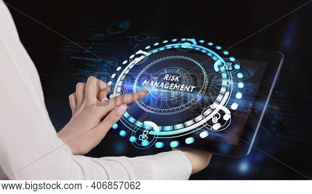 Risk Management And Assessment For Business Investment Concept. Business, Technology, Internet And N