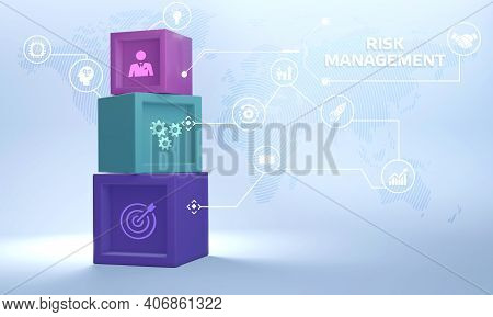 Risk Management And Assessment For Business Investment Concept. Business, Technology, Internet And N