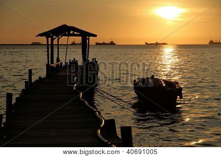 Golden Hour in Indonesien