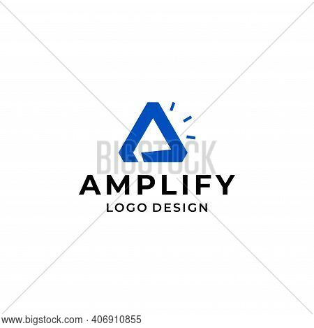 Modern And Unique Logo About The Letter A Amplify With Negative Area Design Style.
Eps 10, Vector.