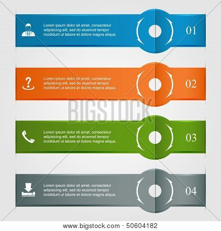 Infographics with arrows