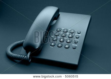 Telefon biuro czarny czarny
