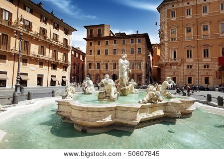 Piazza Navona, Rome. Italy 