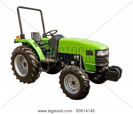 Green tractor