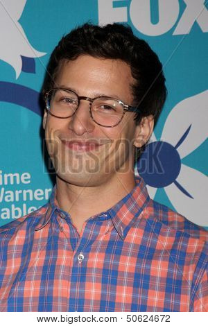 LOS ANGELES - SEP 9:  Andy Samberg at the FOX Fall Eco-Casino Party at The Bungalow on September 9, 2013 in Santa Monica, CA