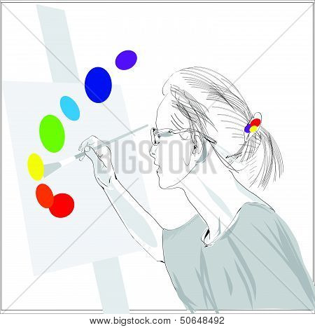 Female Painter
