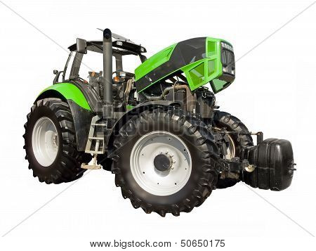 Inspection of tractor engine